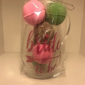 Bride To Be Bath Bomb Wine Glass